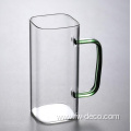 creative colored square drinking glass set